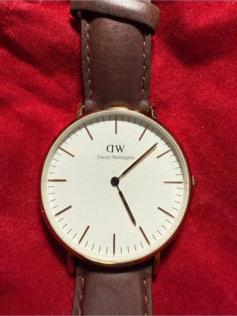 Daniel Wellington Brown Leather Women’s Watch - Brown Strap